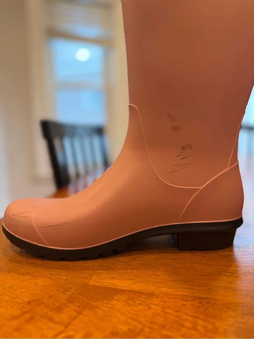UGG Women's Blush Pink Short Rain Boots